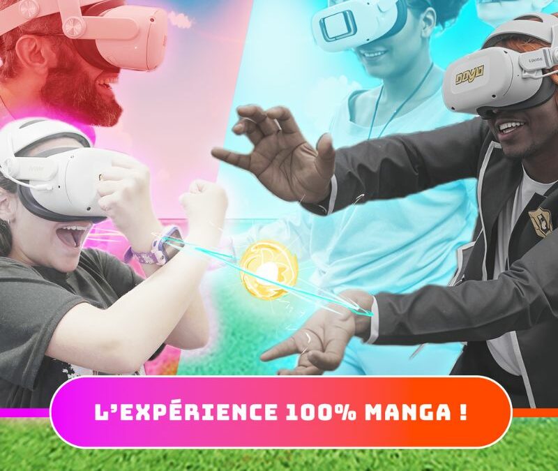 Bataille manga en réalité virtuelle