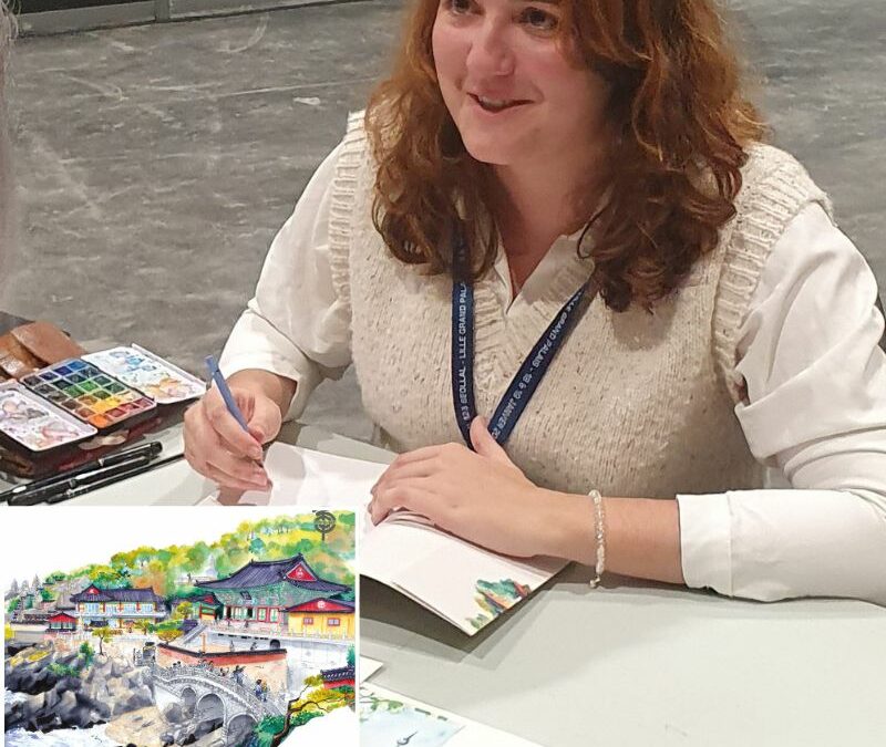 Clara Vialletelle, carnettiste voyageuse à l’âme illustrée