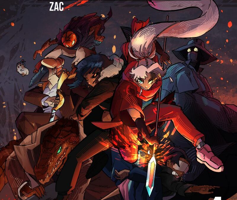 Zac, mangaka indépendant, entre shōnen et explosion visuelle